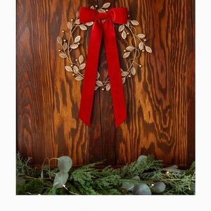 Golden Berry Metal Wreath